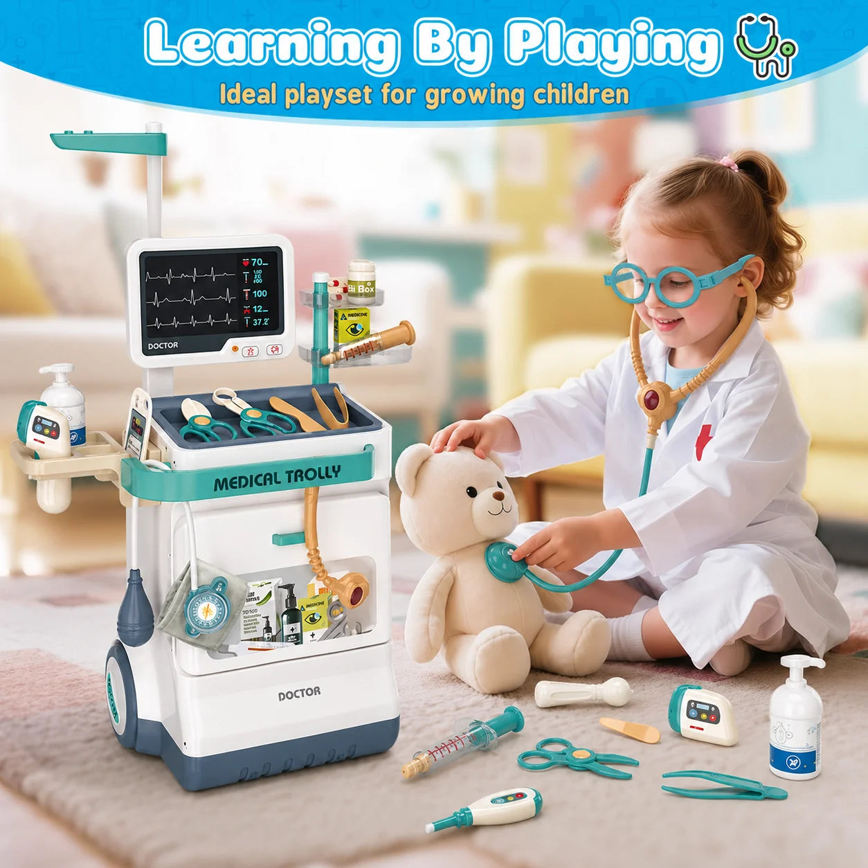26-Piece Doctor Playset