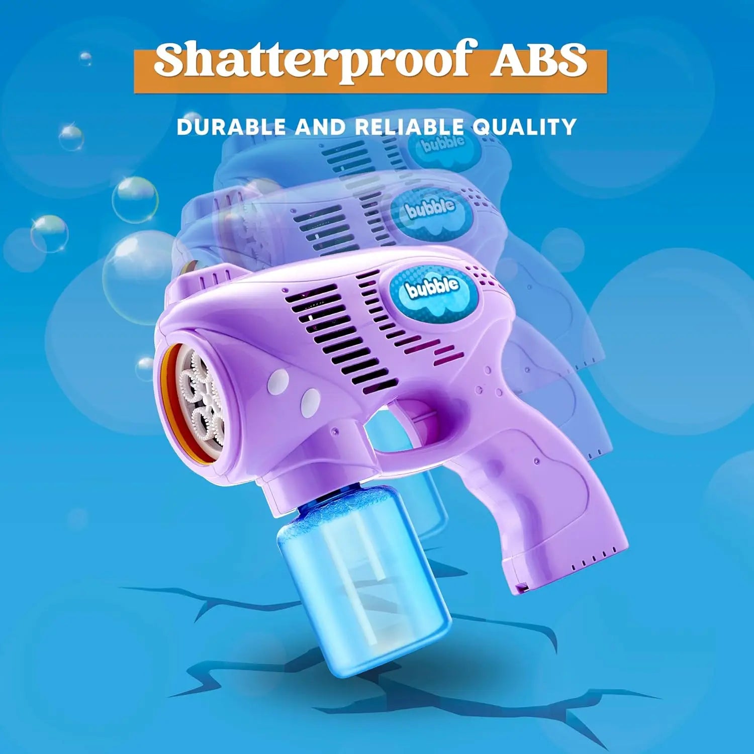 2 Bubble Guns with 2 Bottles Refill
