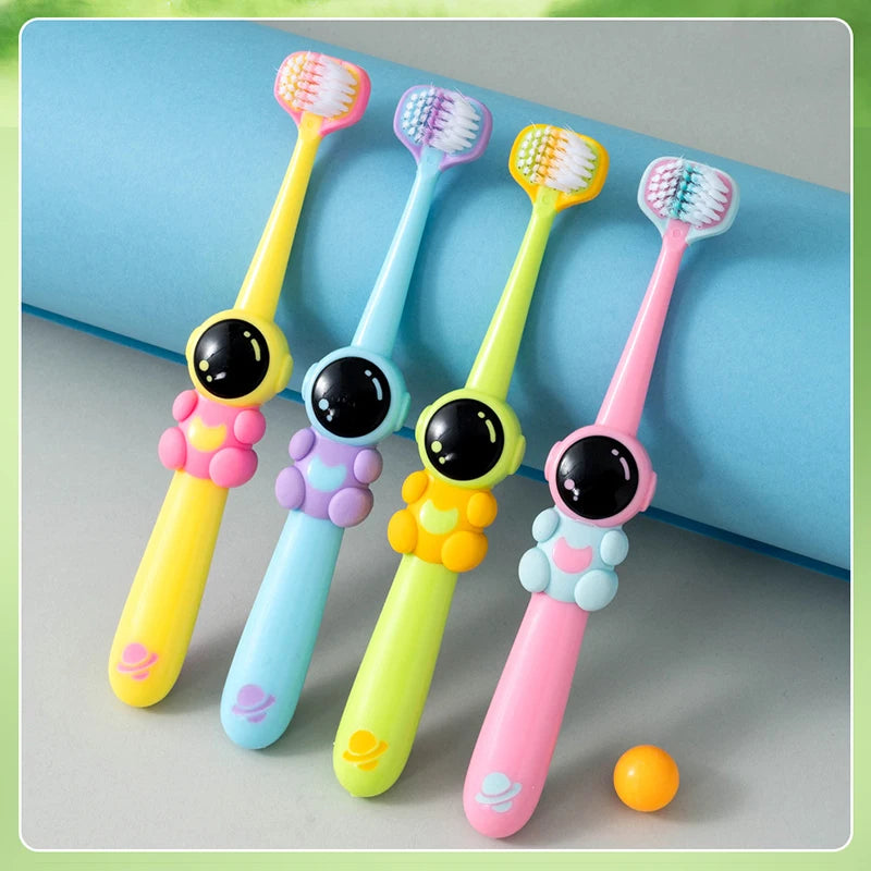 2pcs Three-sided Children's Toothbrush