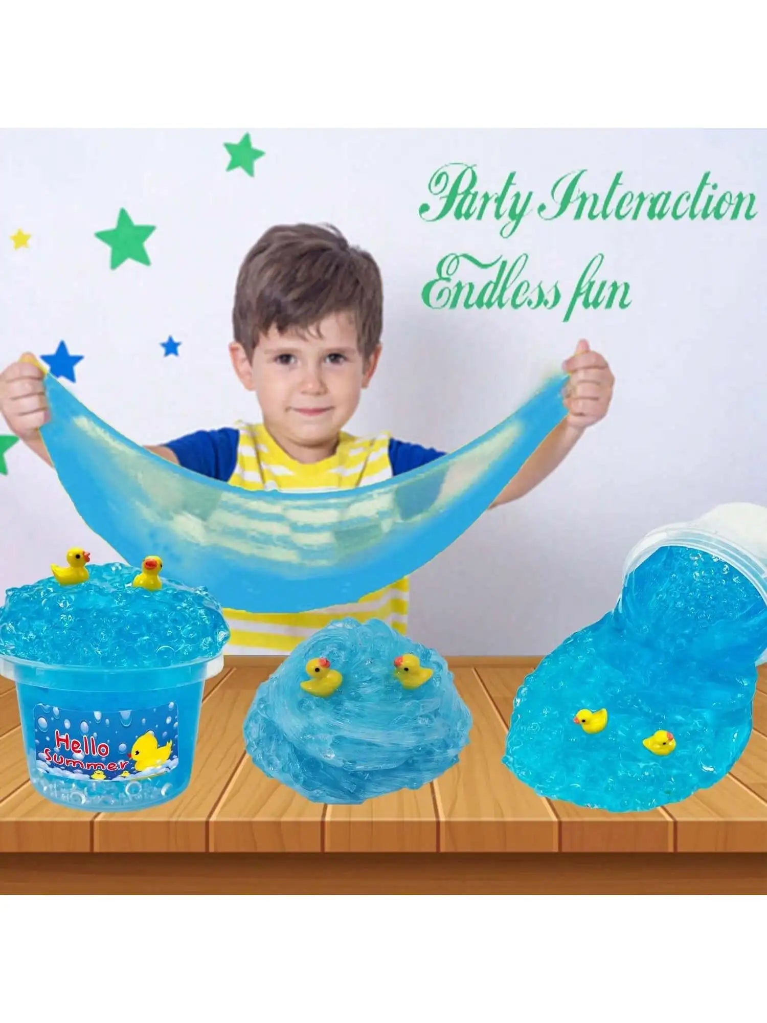 Happy Duckling Swimming Slime