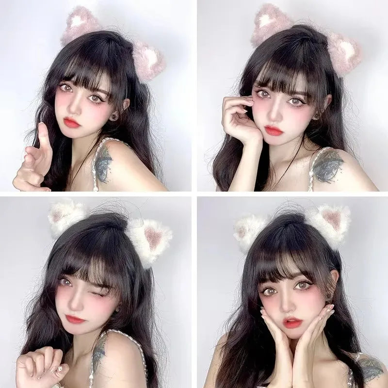 2Pcs Plush Cat Ears
