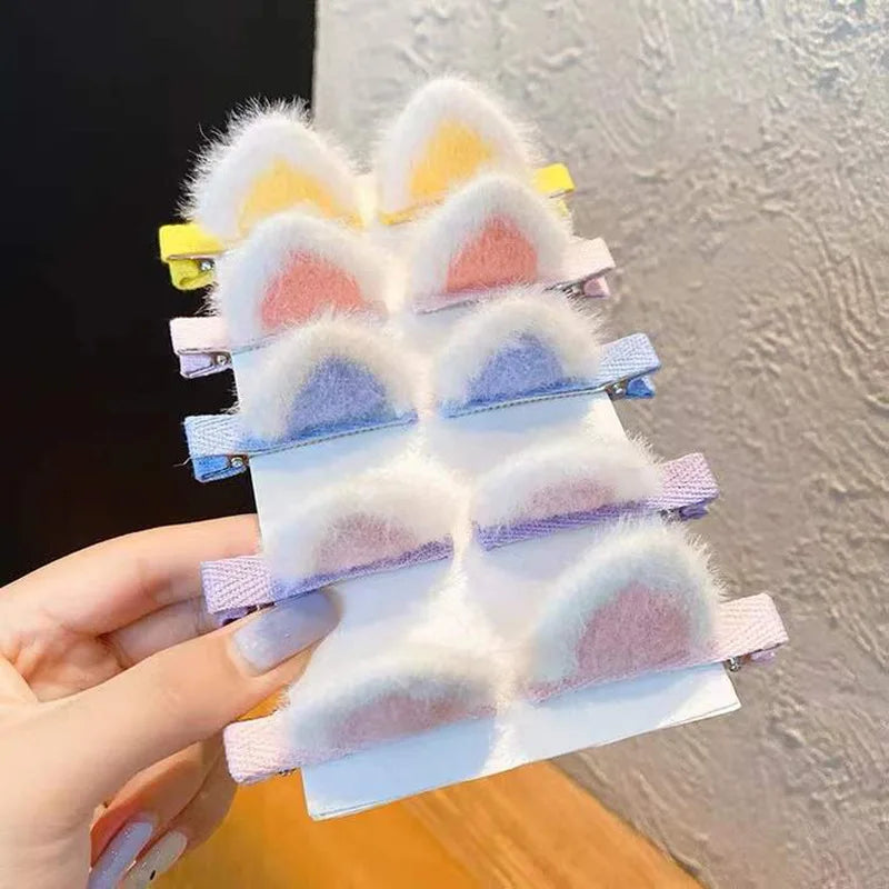 Plush Cat's Ears Hair Clip