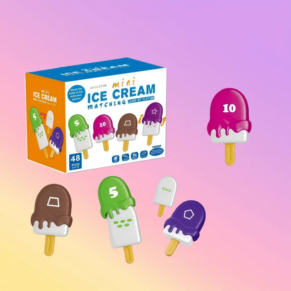 Educational Ice Cream Stacking Toy for Toddlers