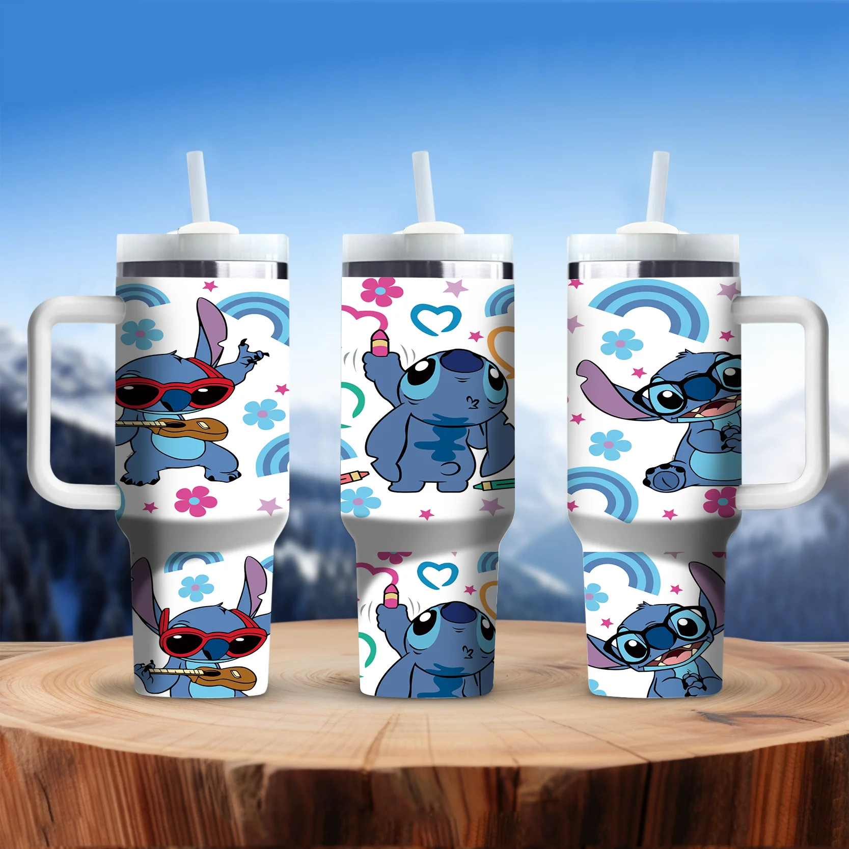 Stitch and Angel 40oz Insulated Tumbler