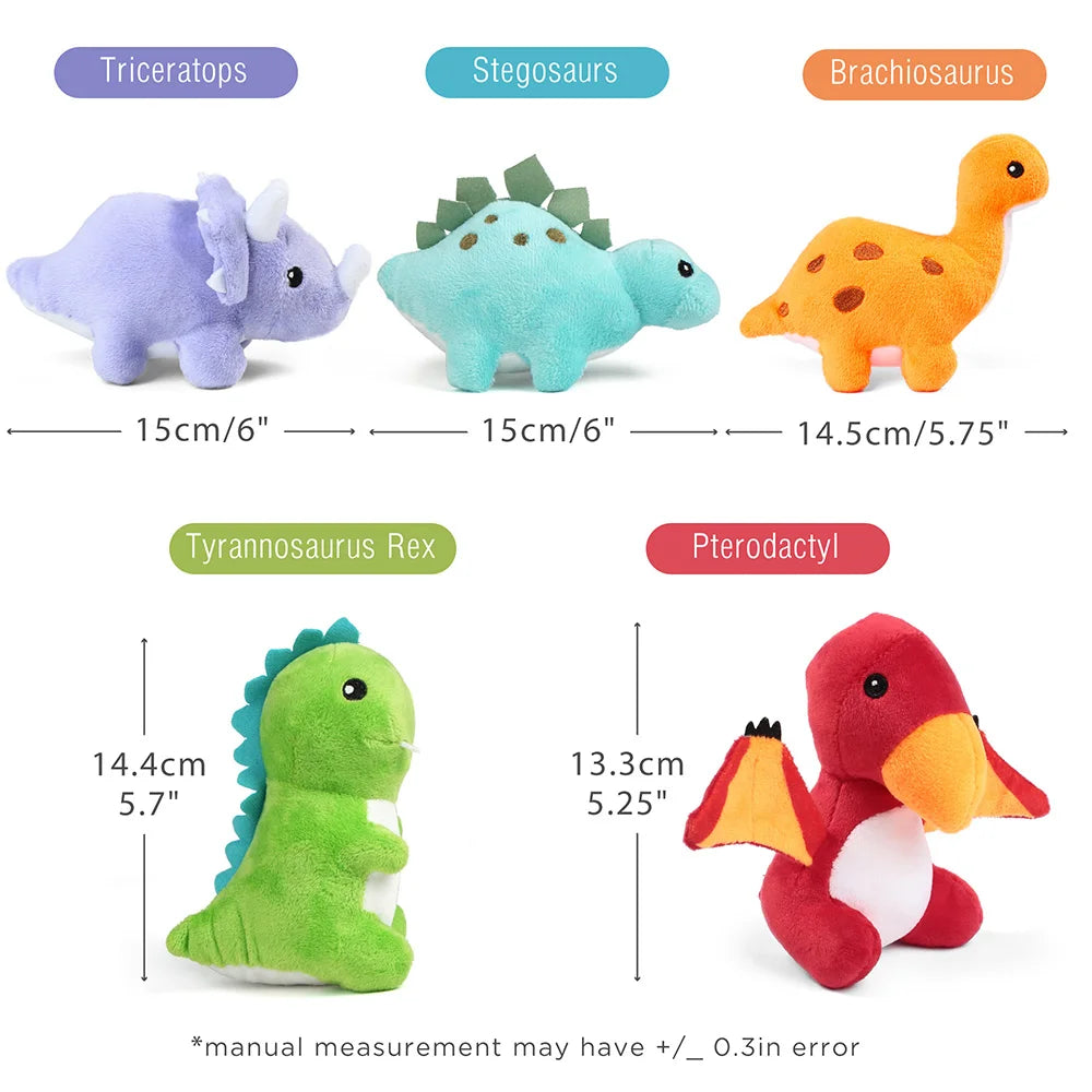 5 Small Dinosaur With Egg Bag