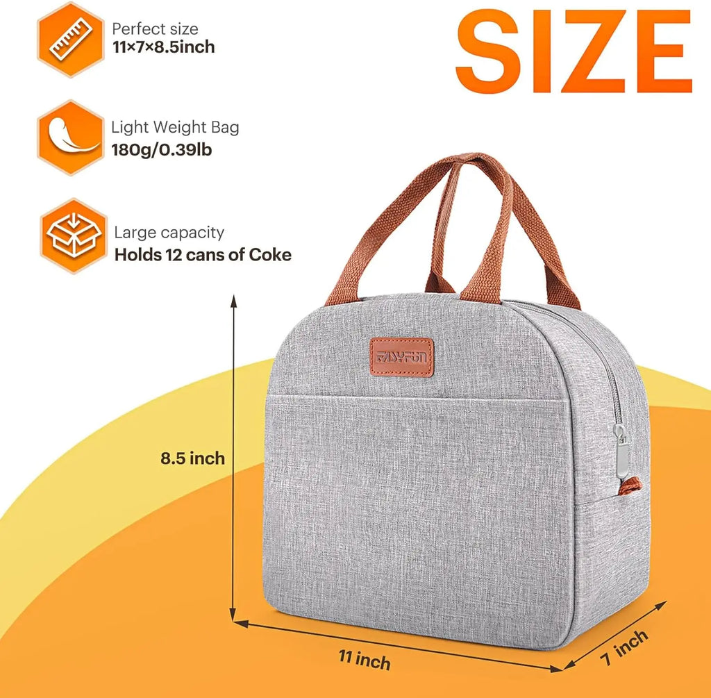 Insulated Lunch Bag For School