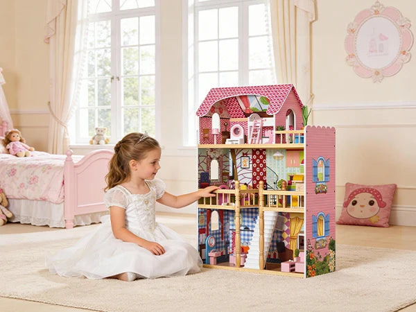 3 Story Doll House Doll Cottage