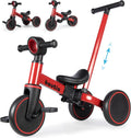 5 in 1 Tricycle for Toddlers with Push Handle