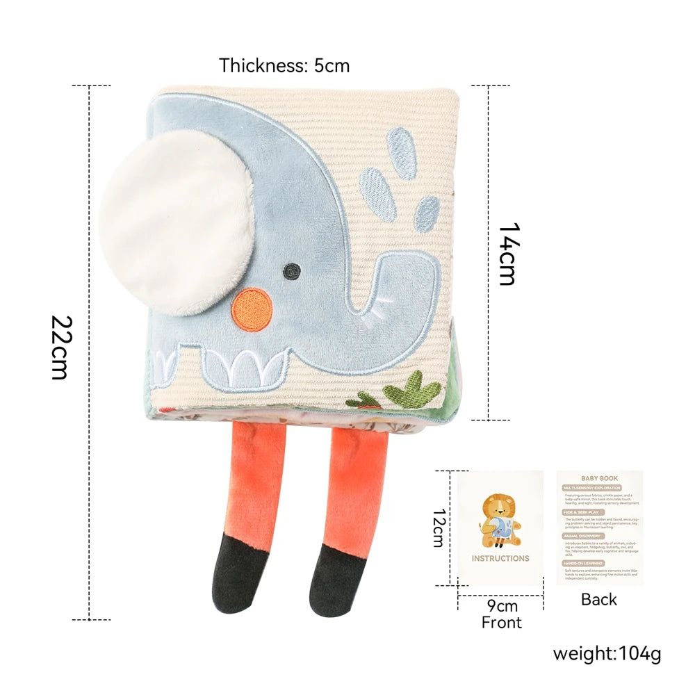 Baby Soft Crinkle Cloth Books