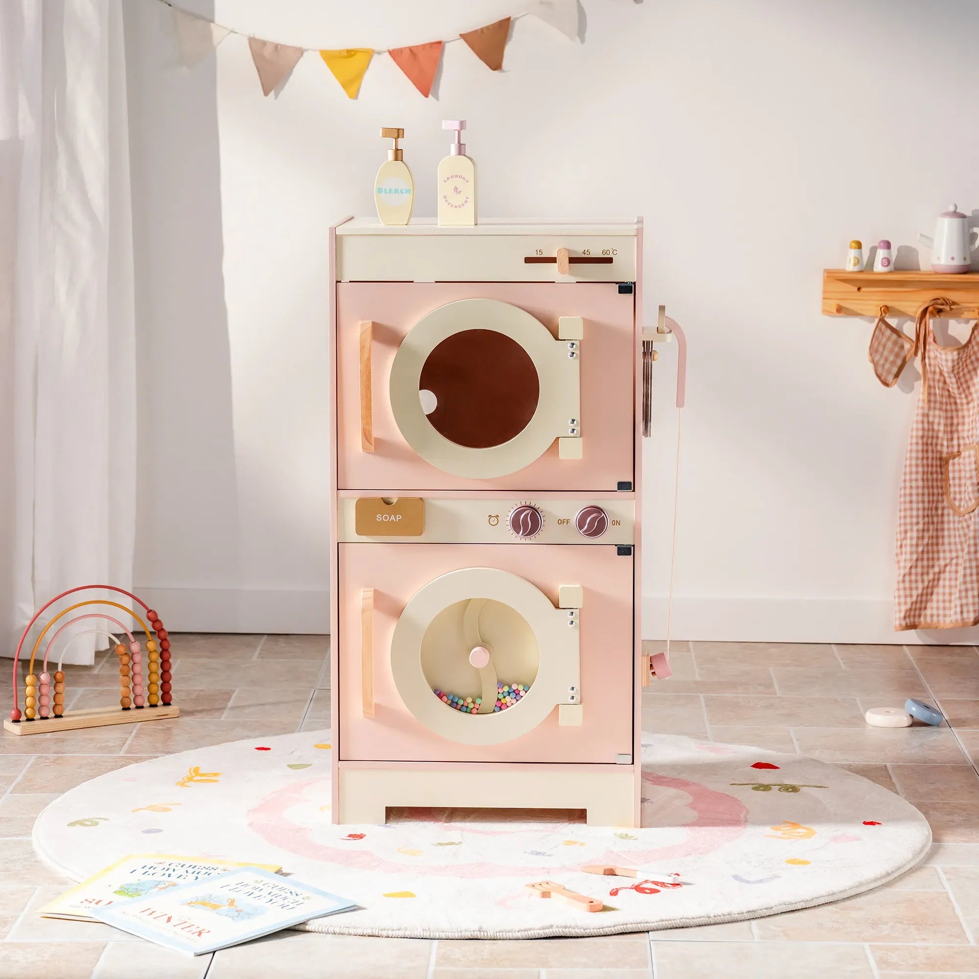 Wooden Play Kitchen Set
