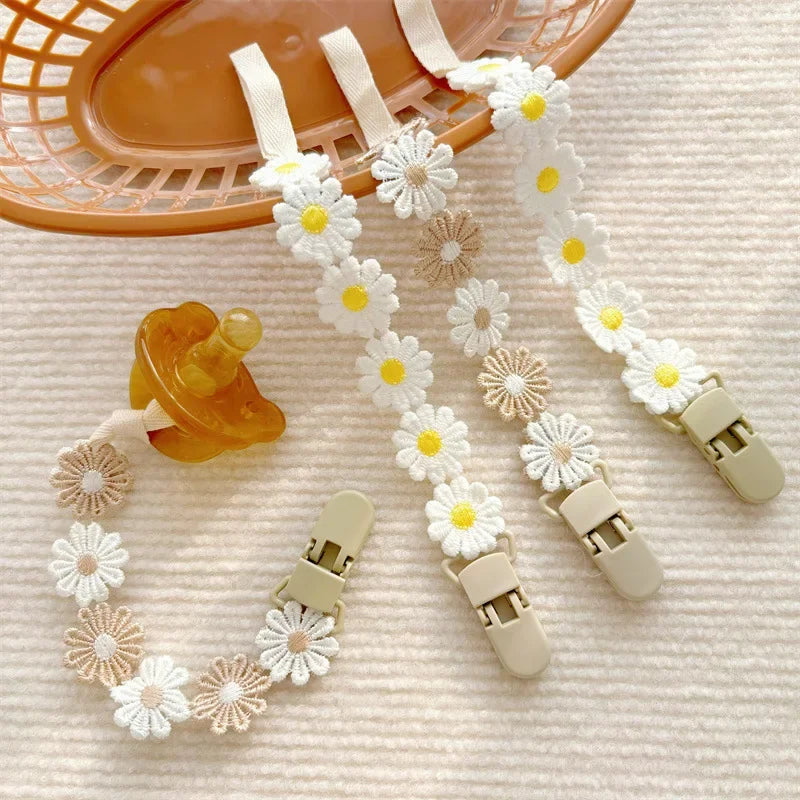 Little Daisy Pacifier Clips