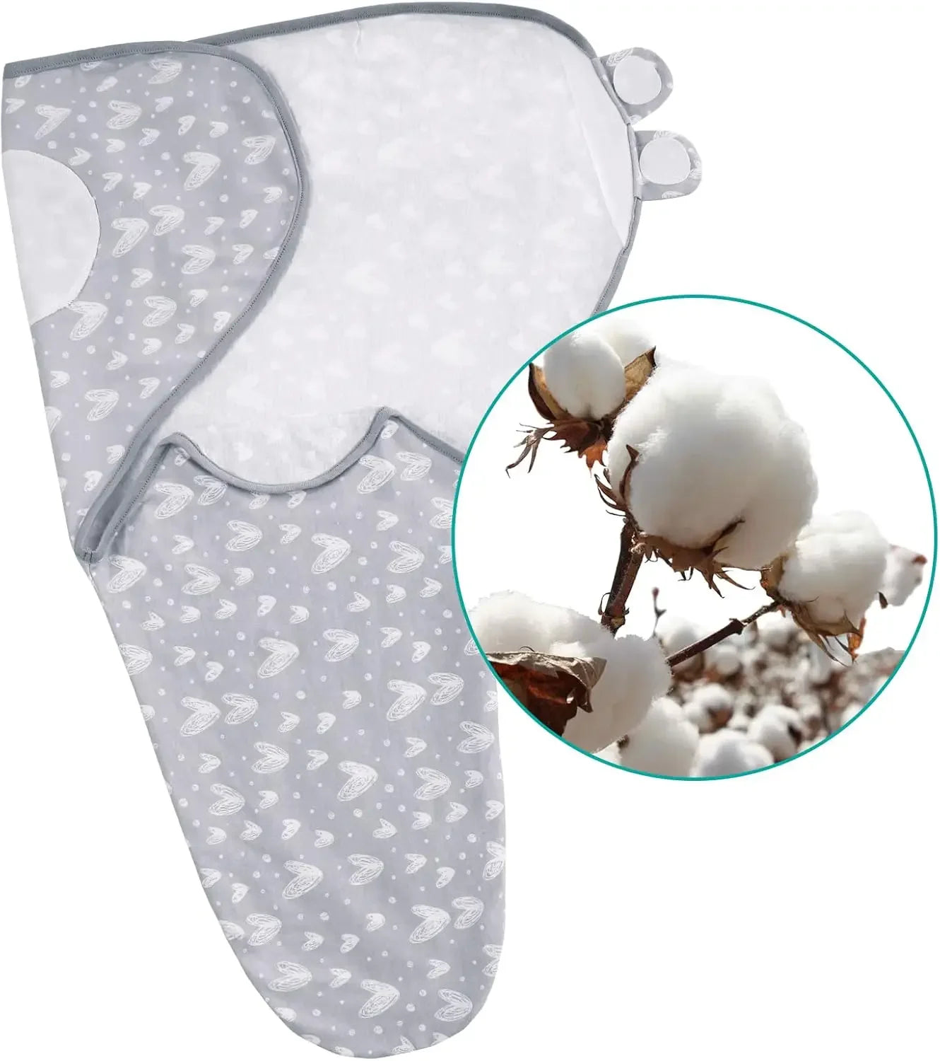 Organic Cotton Baby Swaddles for Newborns