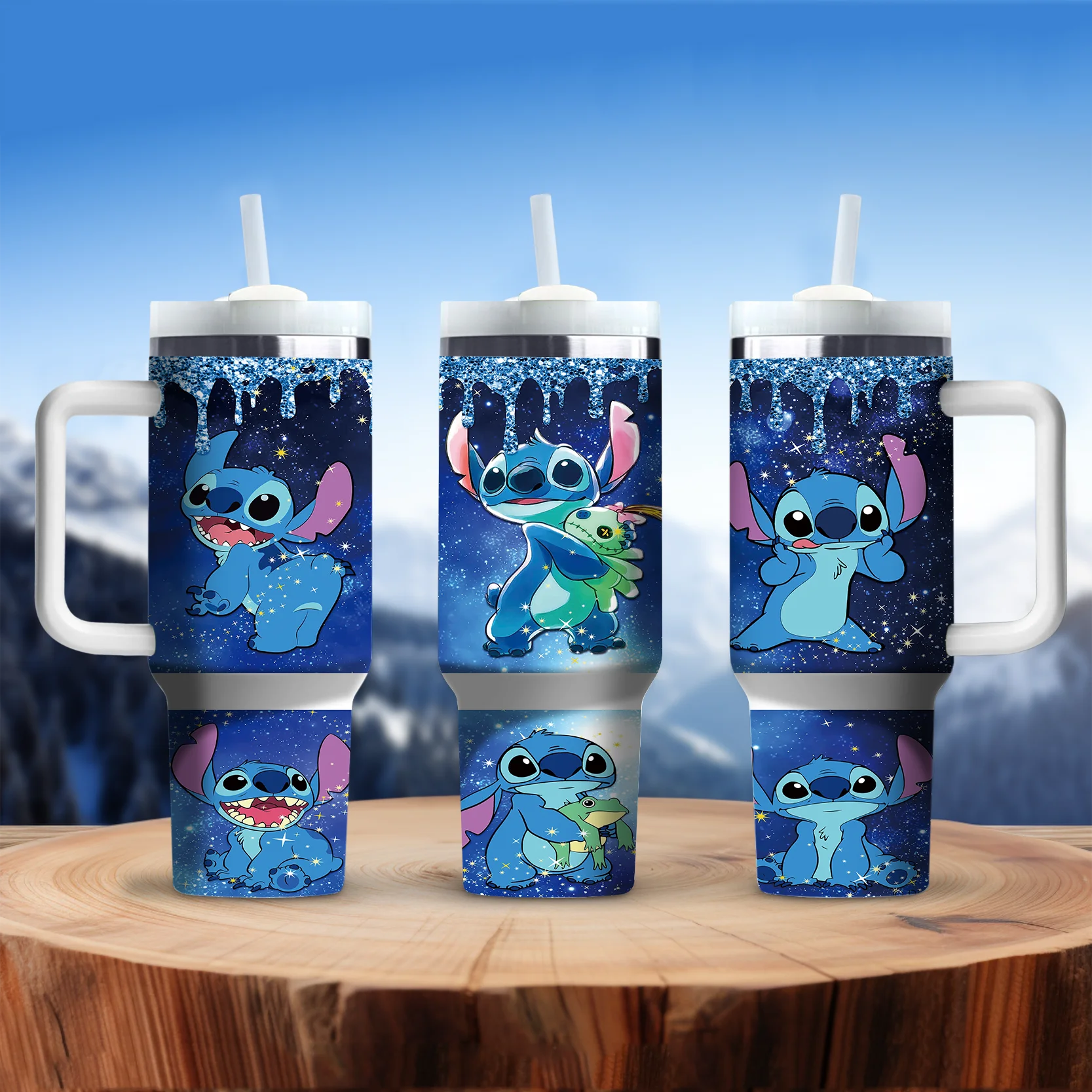 Stitch and Angel 40oz Insulated Tumbler