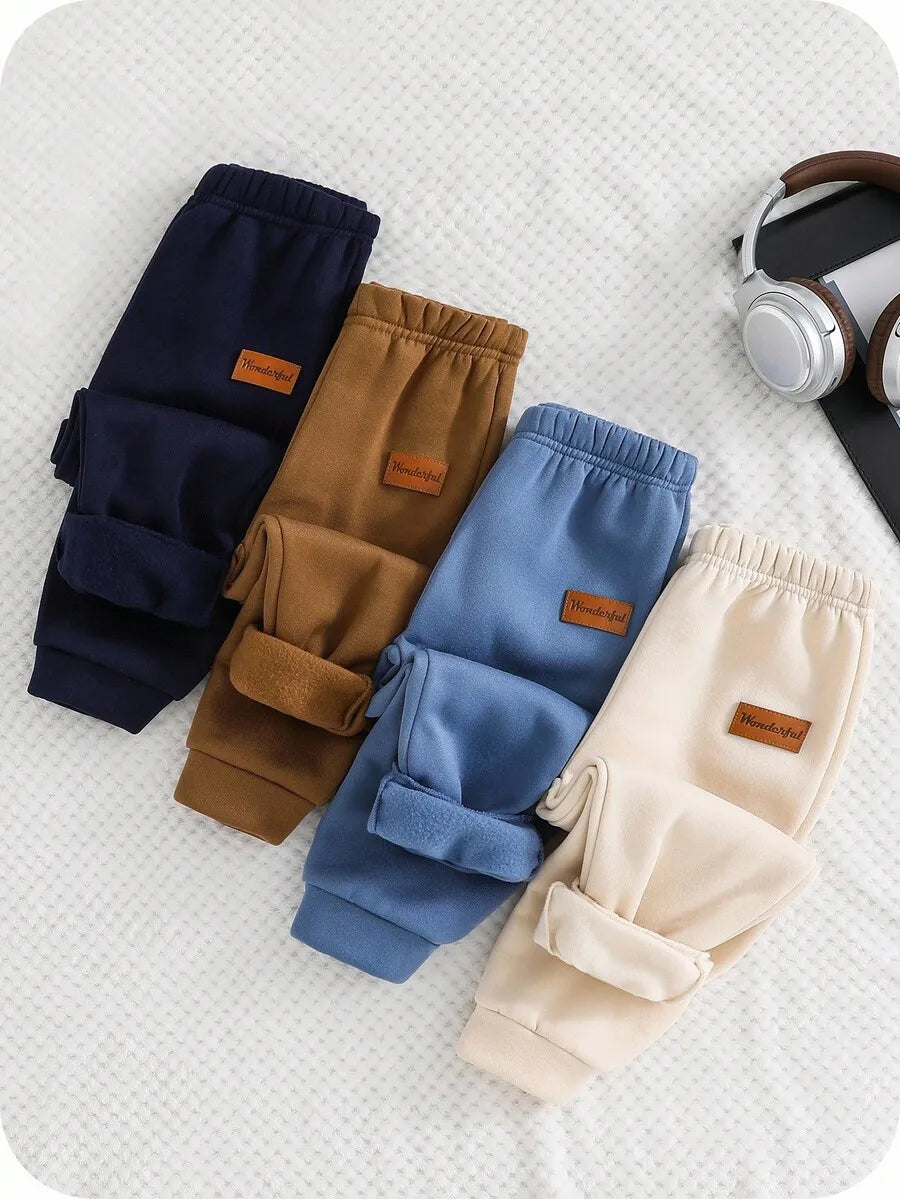 4-Pack Kids Fleece-Lined Jogger Pants