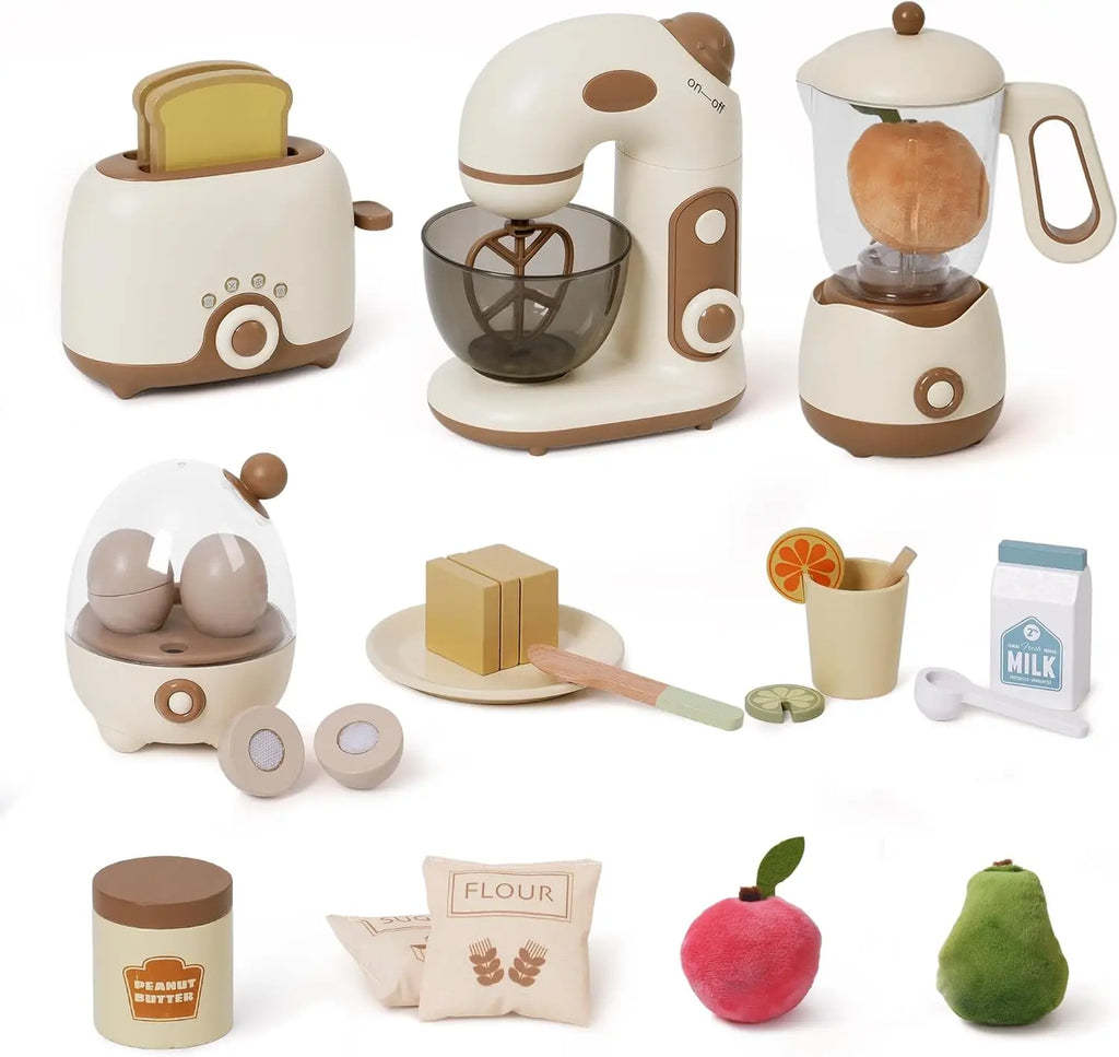Wooden Play Kitchen Appliances