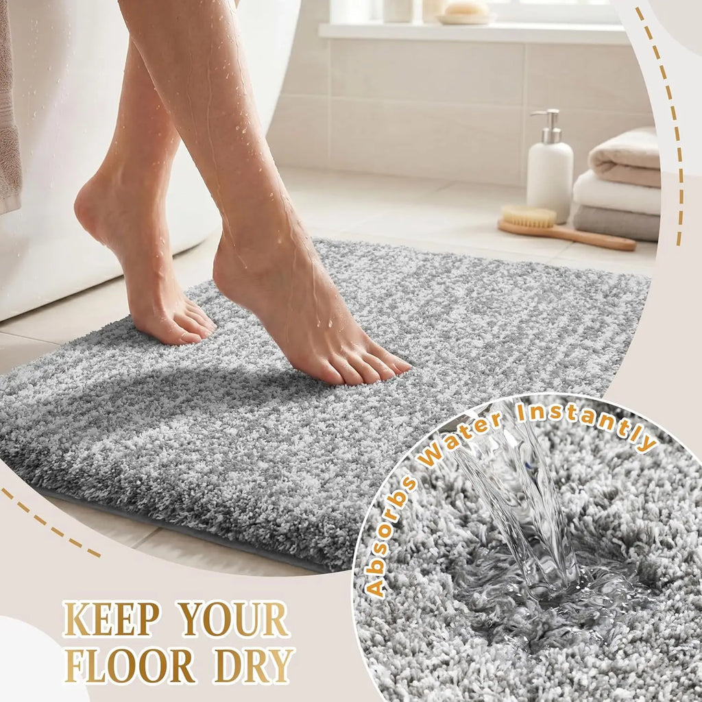 Non Slip Ultra Soft Bathroom Rugs