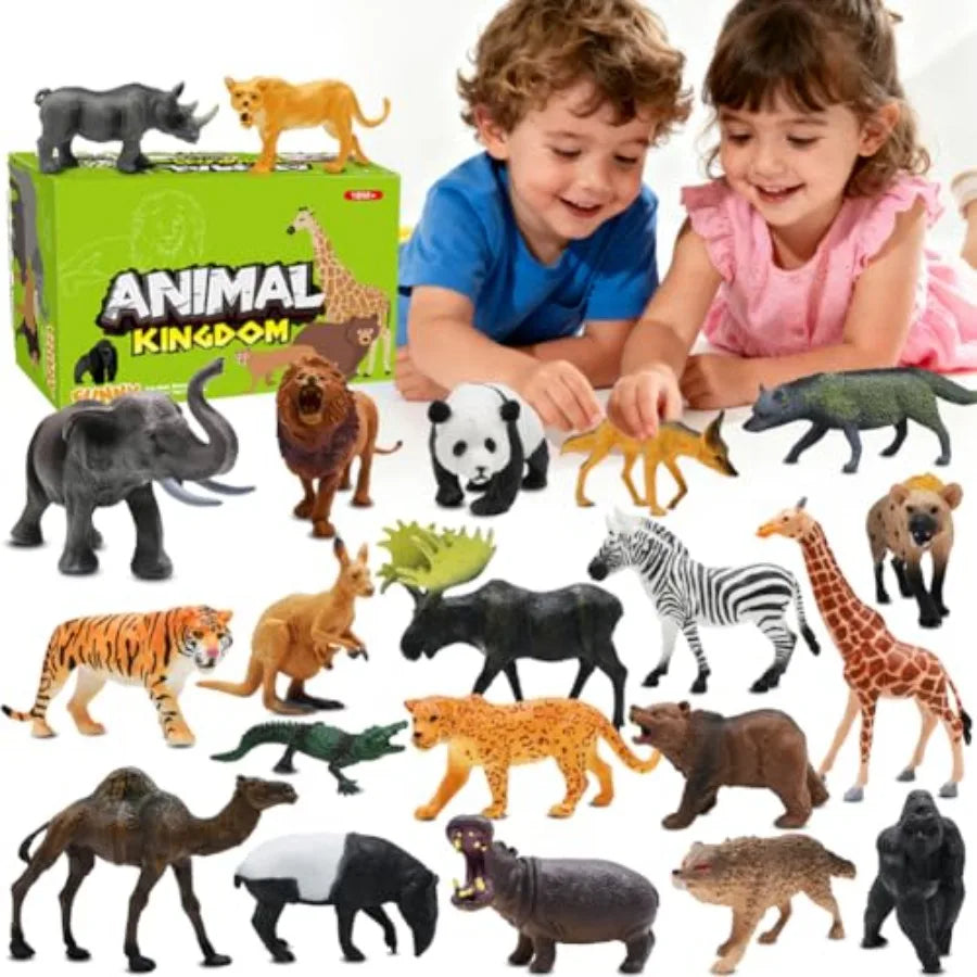 Realistic Wild Zoo Animal Figurines
