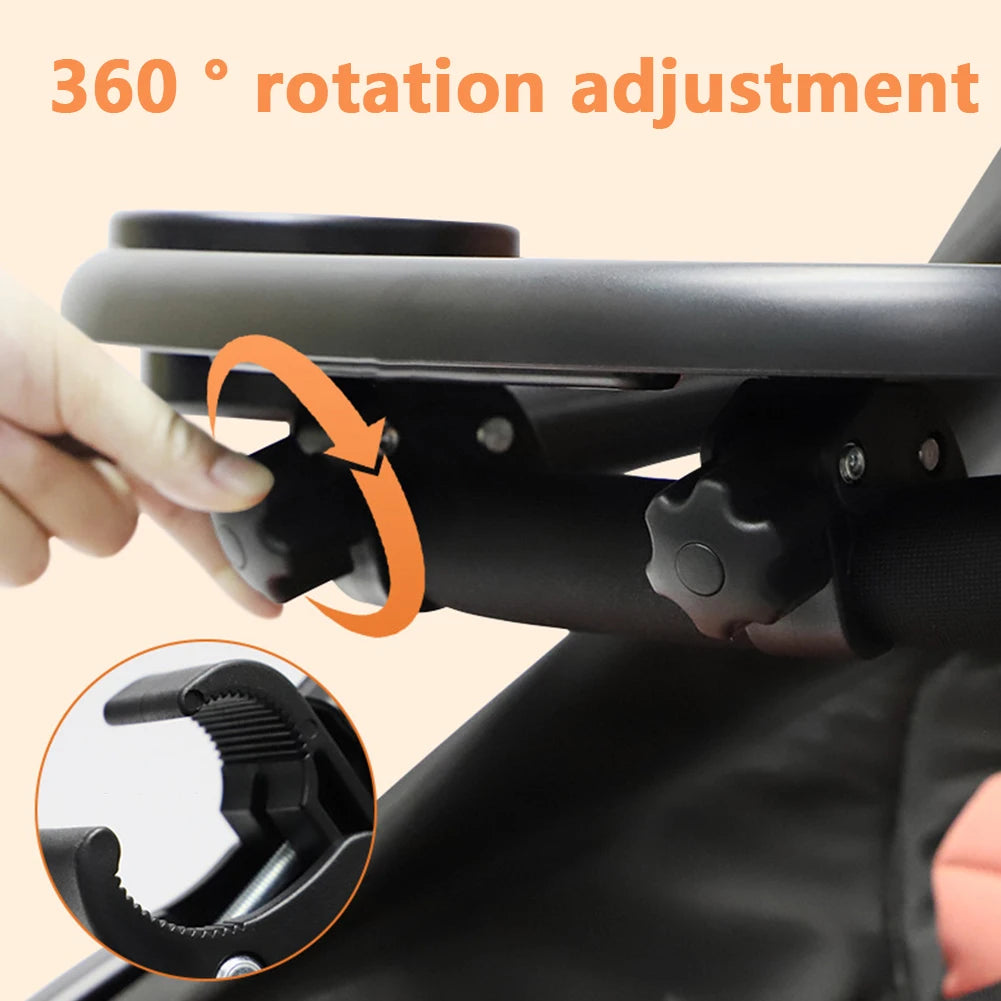 Universal Stroller Cup Holder Removable Table Tray