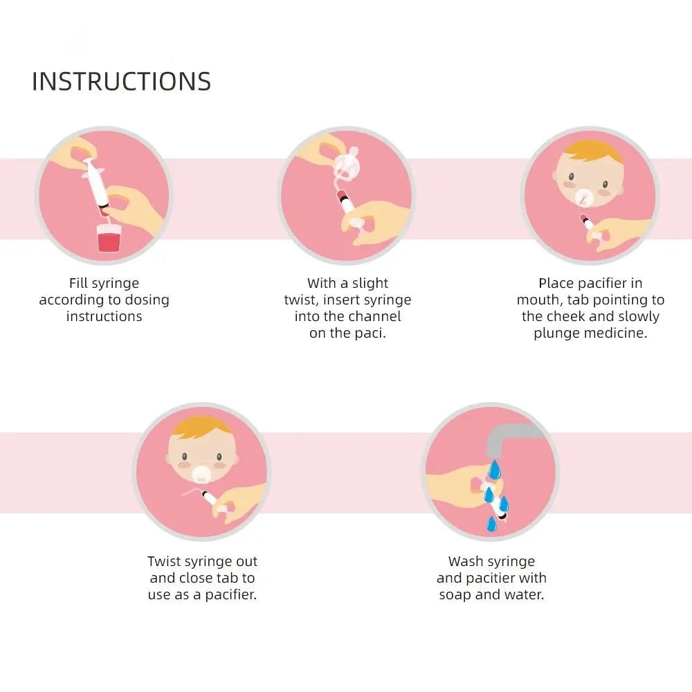Baby Pacifier Medicine Dispenser
