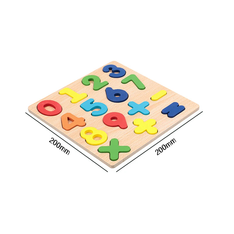 Preschool Learning Wooden Puzzle