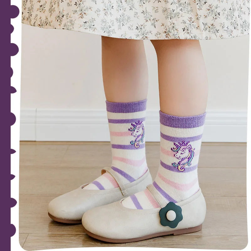 5 Pairs Spring Cotton Children's Socks