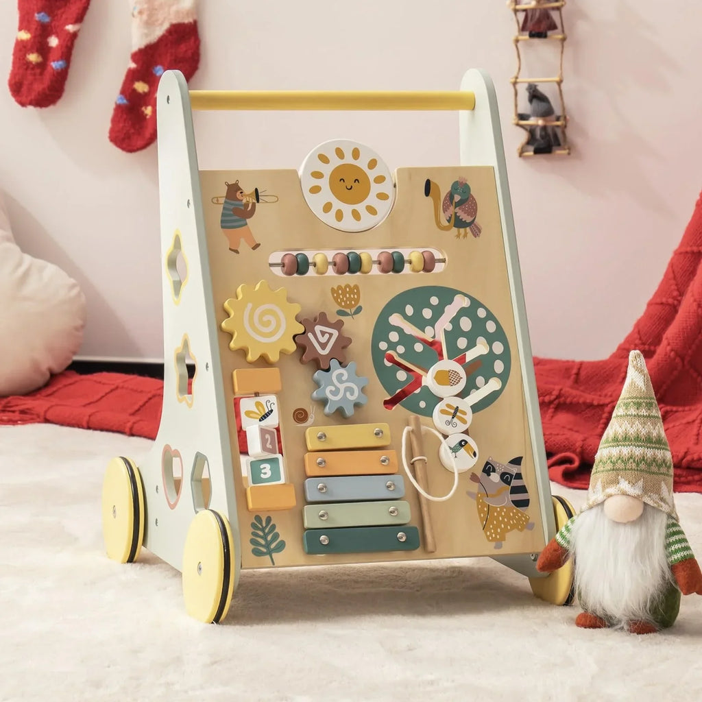 Push Wooden Baby Walker