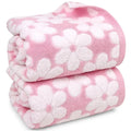 Set of 2 Pink Bath Towels