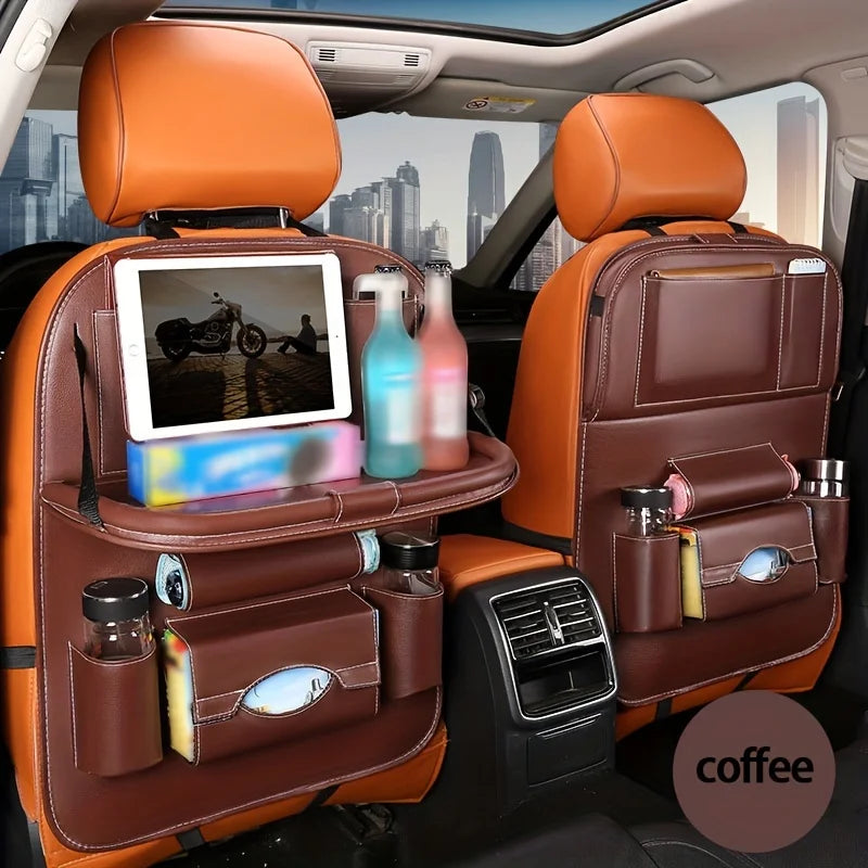 2pcs All-in-One Back Seat Organizer