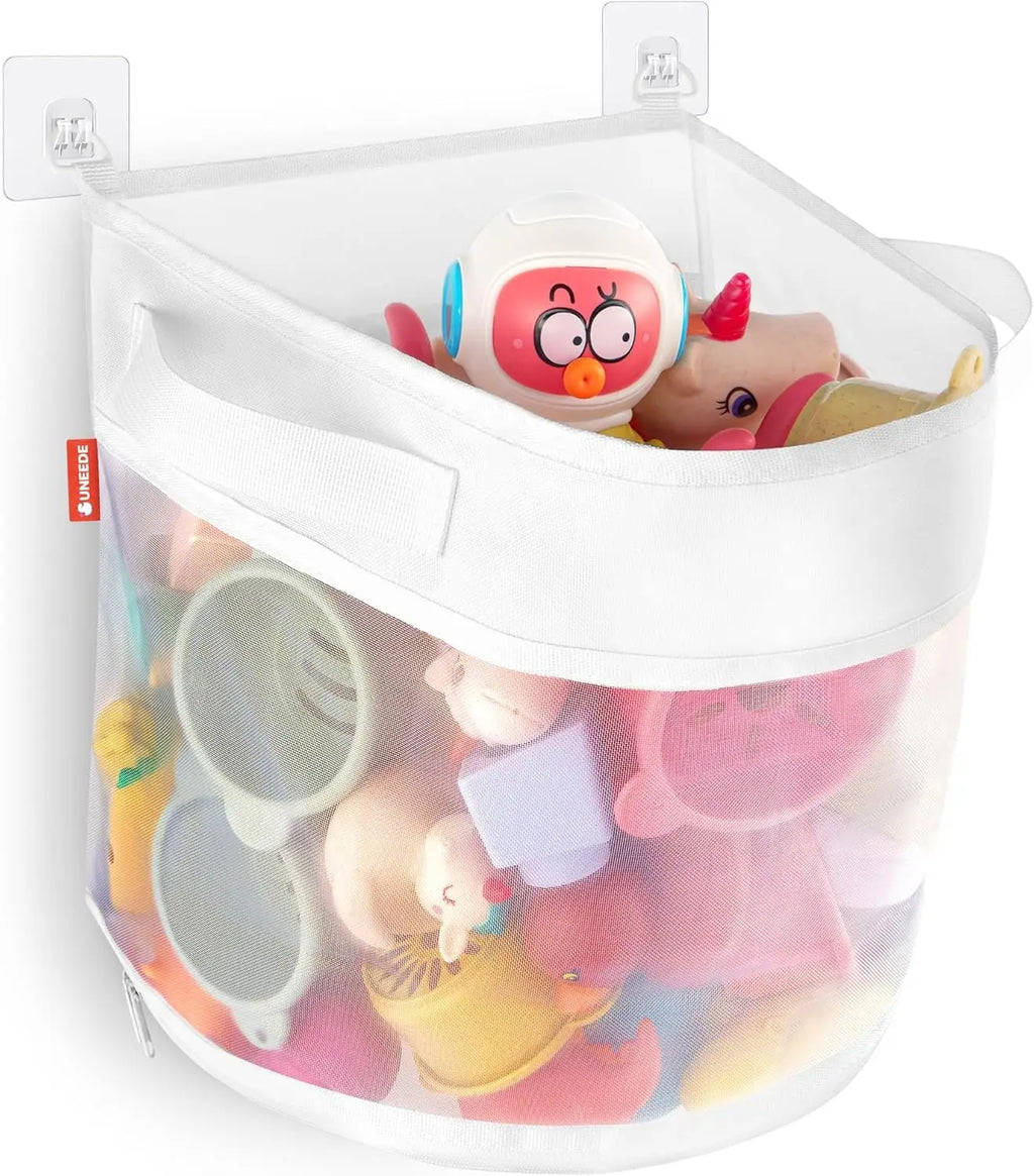 4-Gallon Mesh Bath Toy Organizer