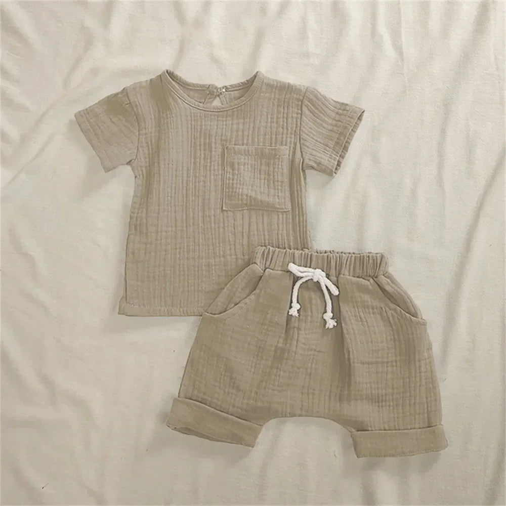 2 Pieces Babies and Toddler Outfit Set