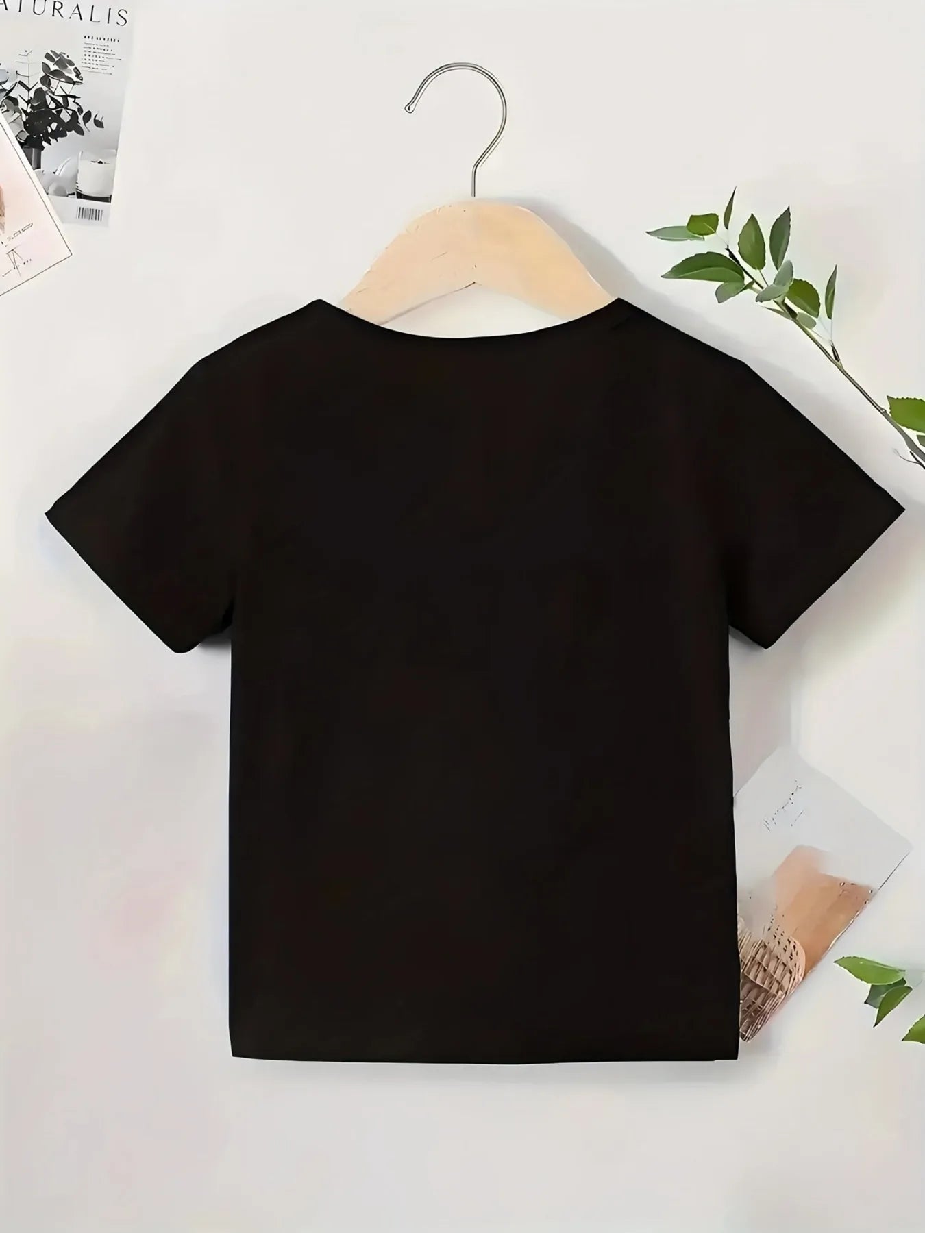 Black Sunflower Leopard Heart T-Shirt