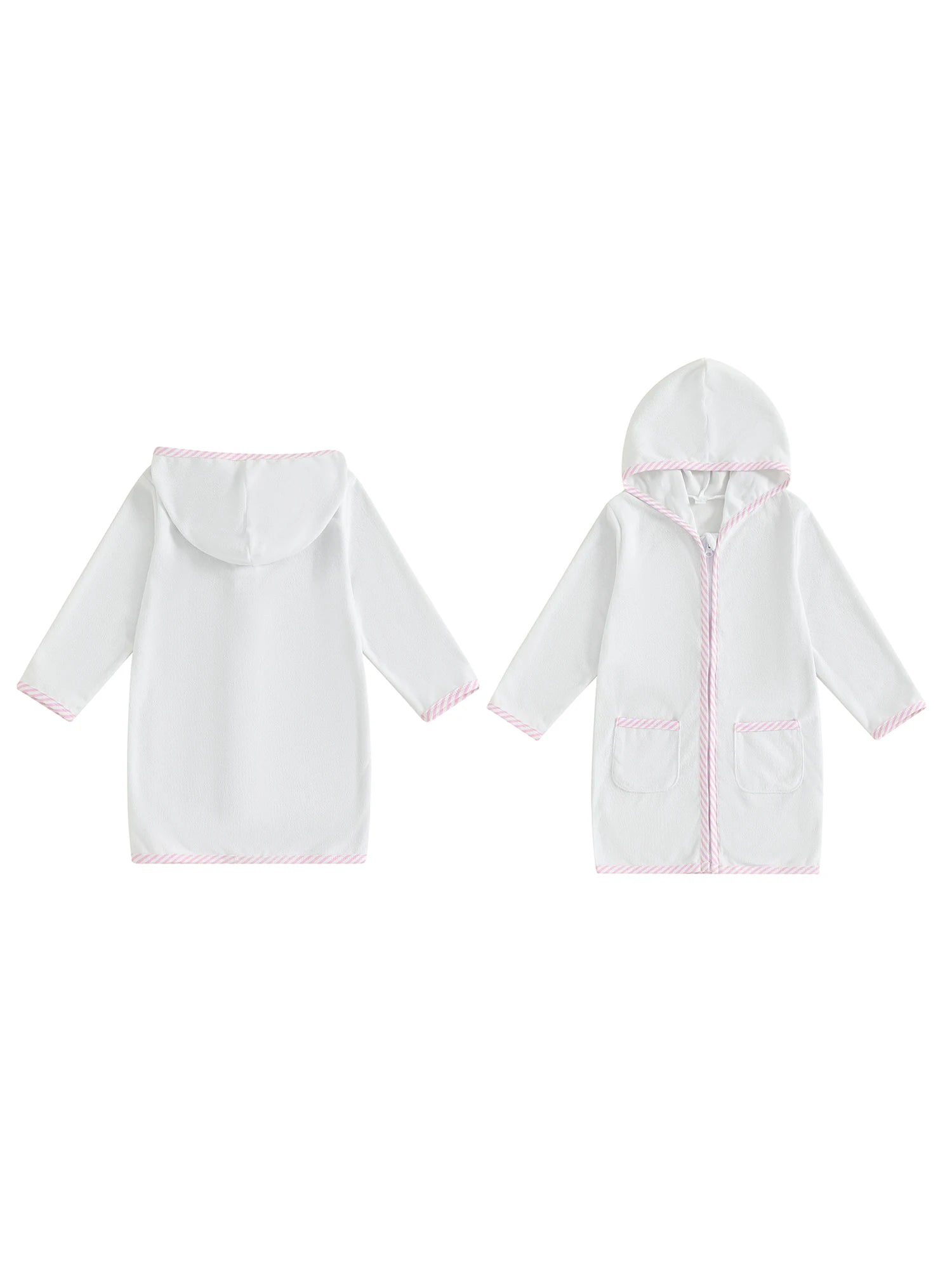 Kids Long Sleeve Hooded Towel Cover Up