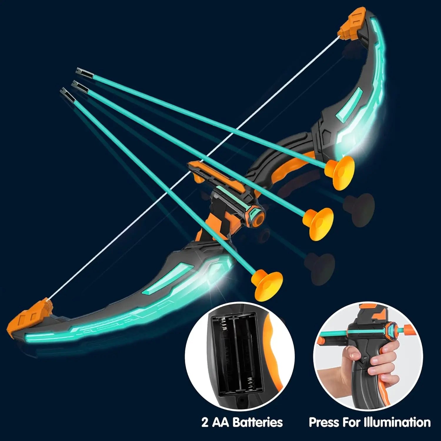 LED Kids Bow and Arrow Set