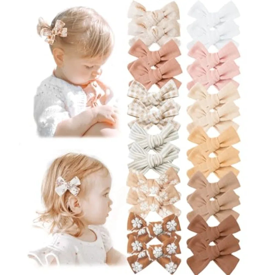 24 Pack Hair Bows