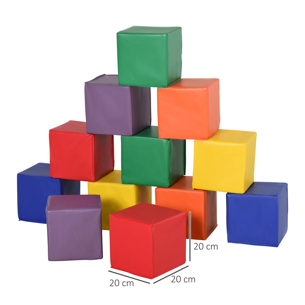 12 Piece Soft Play Foam Blocks