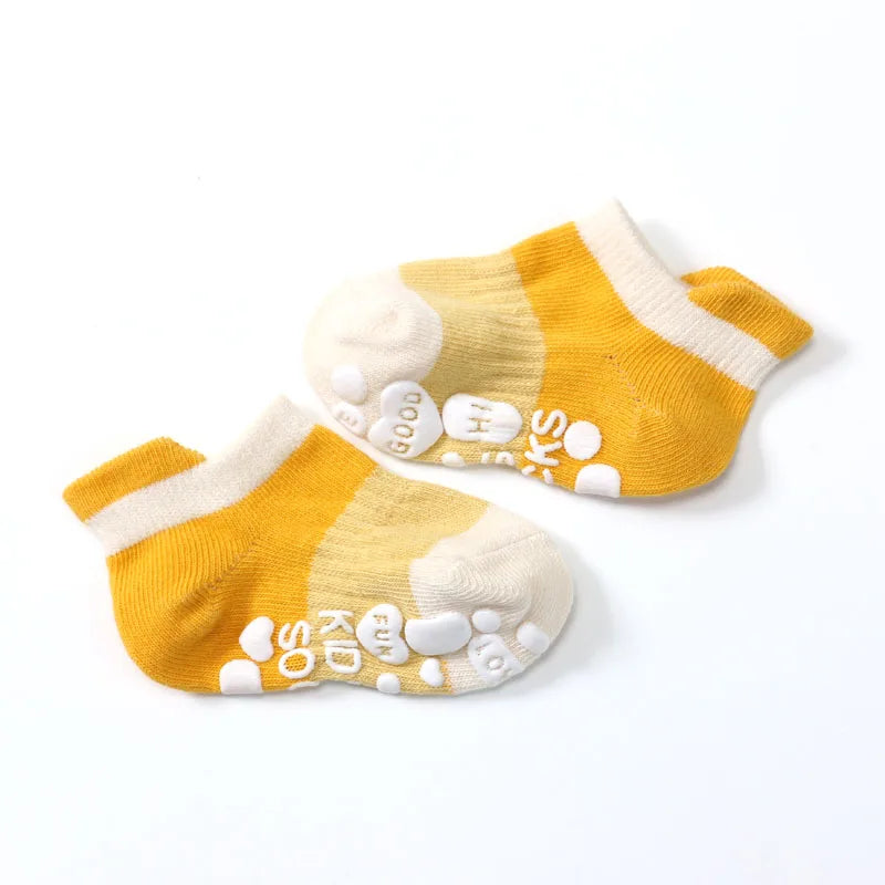 5 Pairs Kids Non-slip Socks