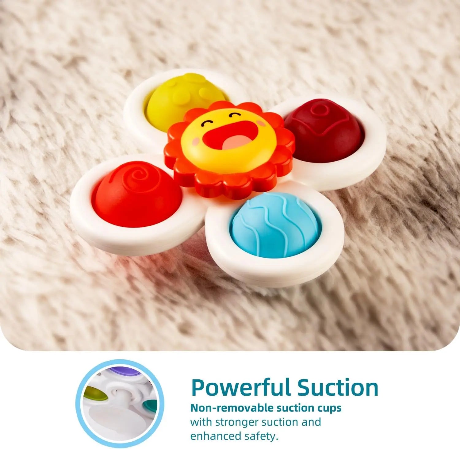 Rotating Fidget Sensory Bath Toy
