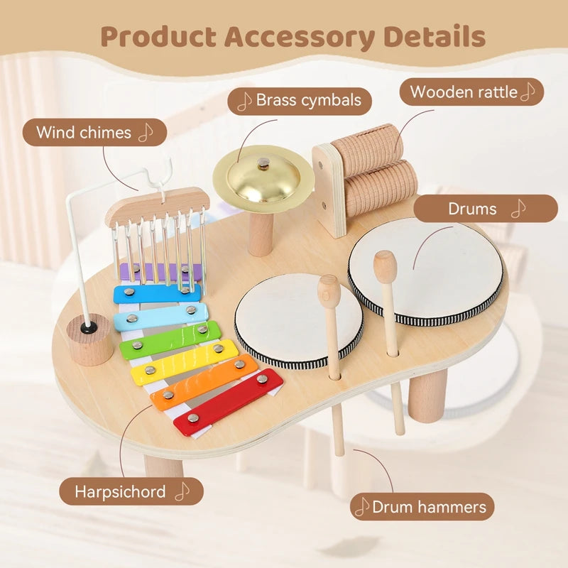 Wooden Percussion Music Toy