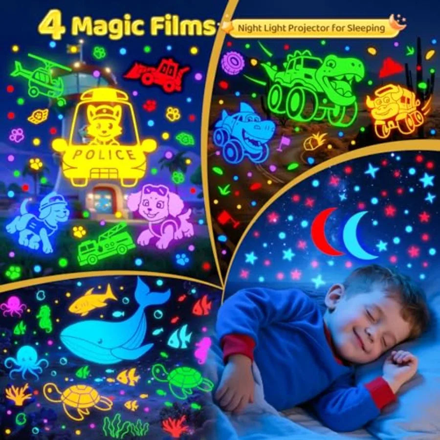 Baby Sound Machine Night Light Projector