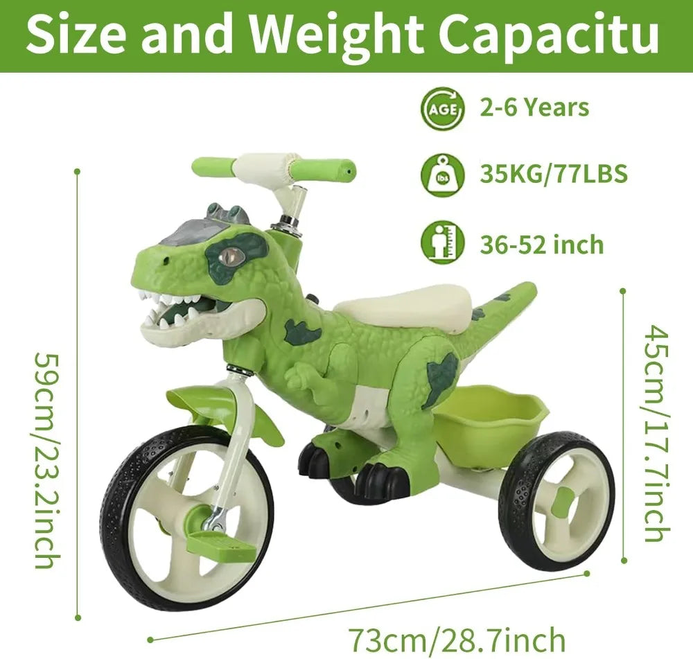 Dinosaur Kids Tricycle
