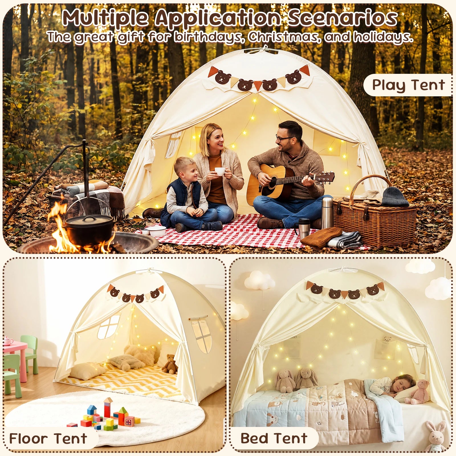 Kids Play Tent/Bed Canopy