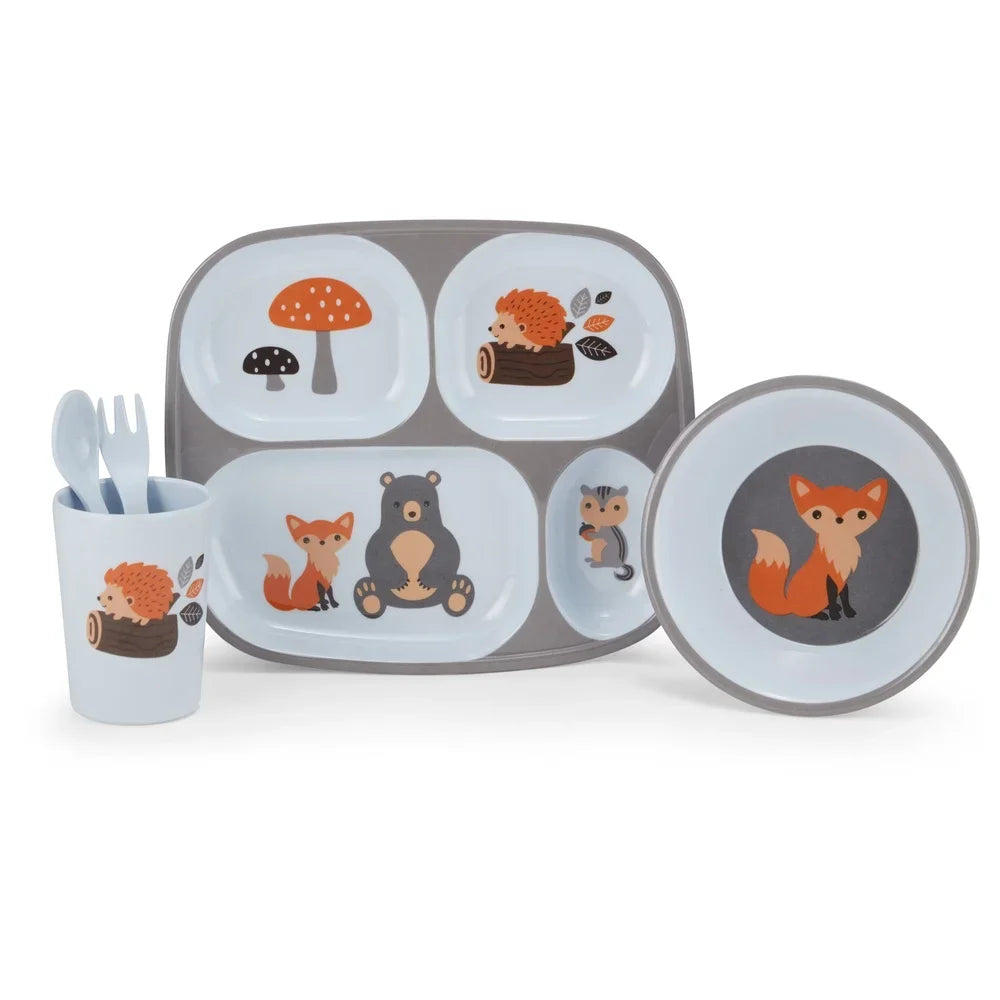 Whimsical Woodland 5-piece Kids Mealtime Set