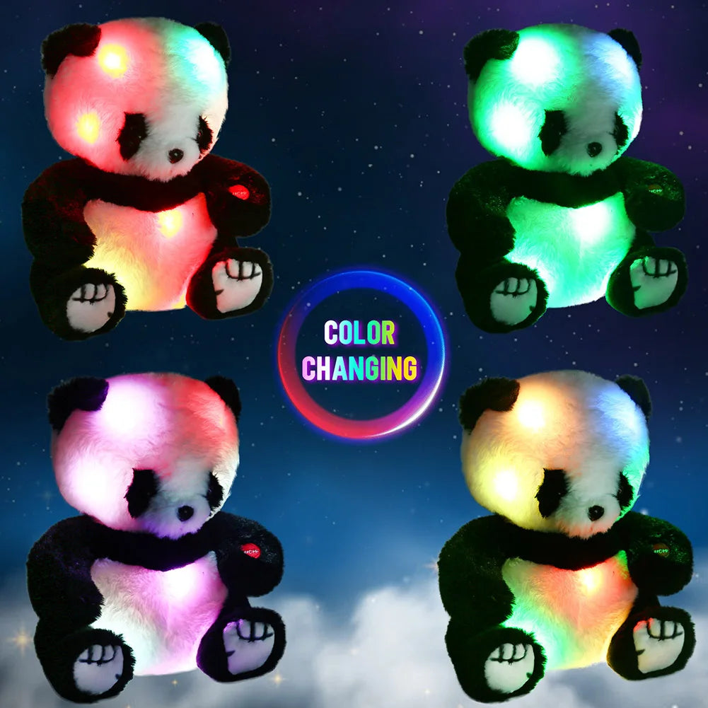 8'' Light Up Panda Stuffed