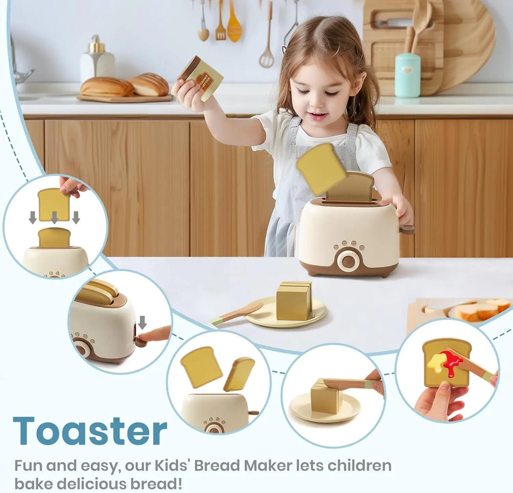 Wooden Play Kitchen Appliances