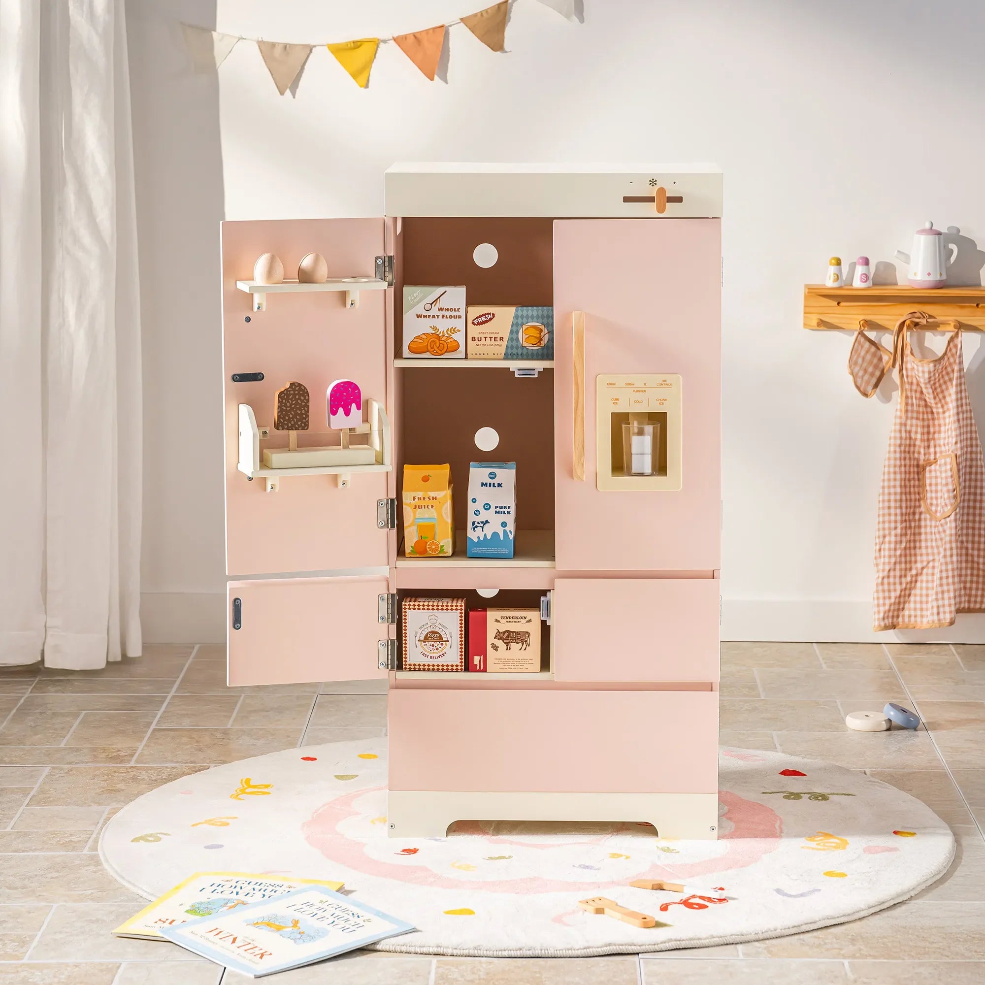 Wooden Play Kitchen Set