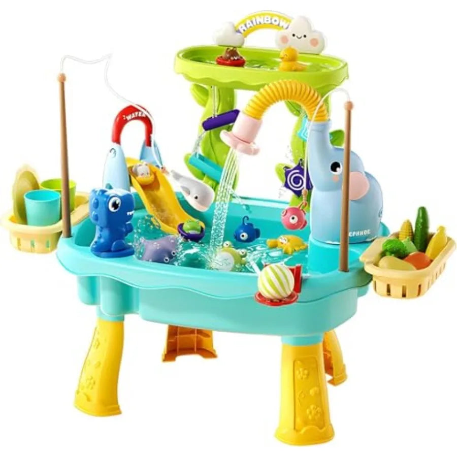 4-in-1 Sand Water Table for Toddlers