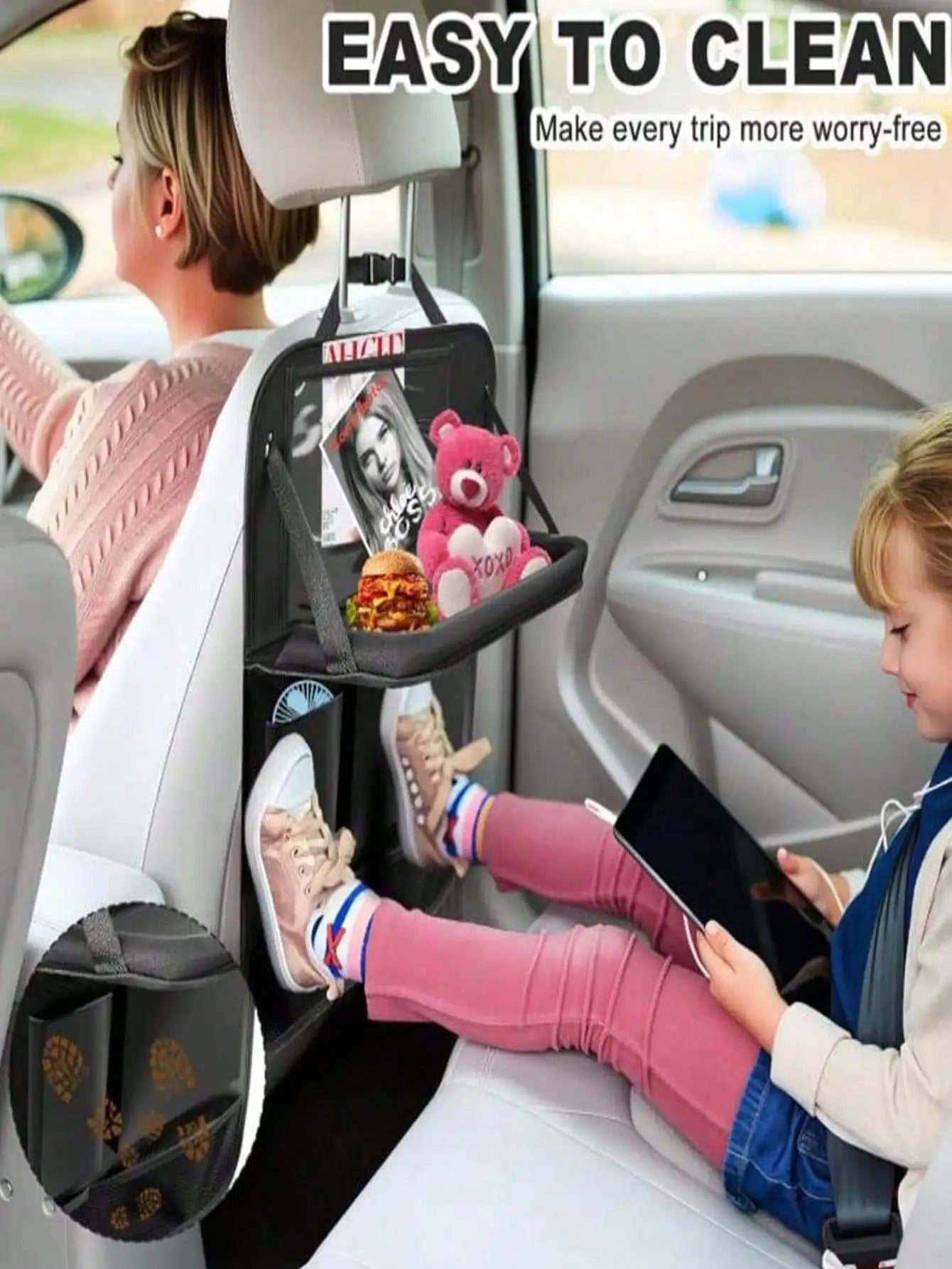 2pcs Car Backseat Storage Holder
