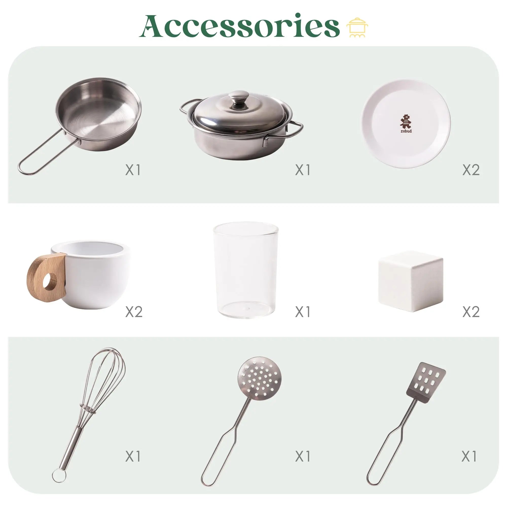 Corner Play Kitchen With Appliances & Utensils