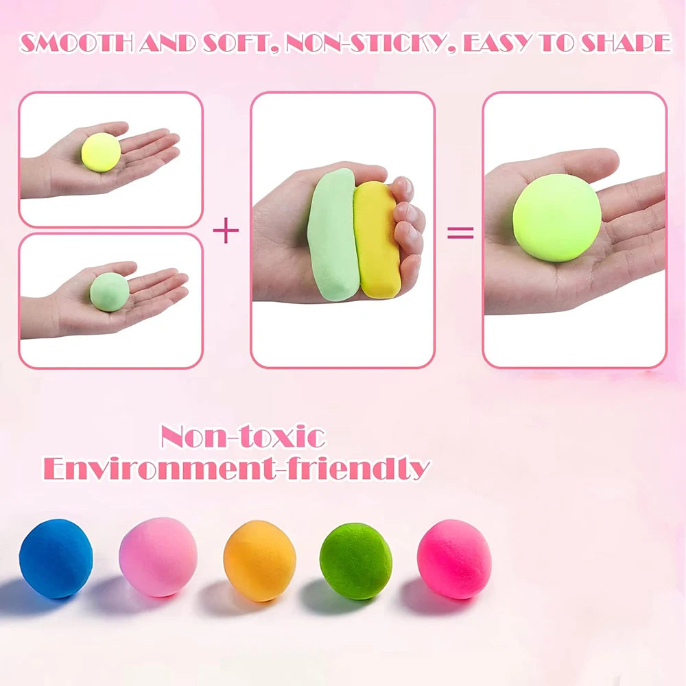 24 Colors Air Dry Clay