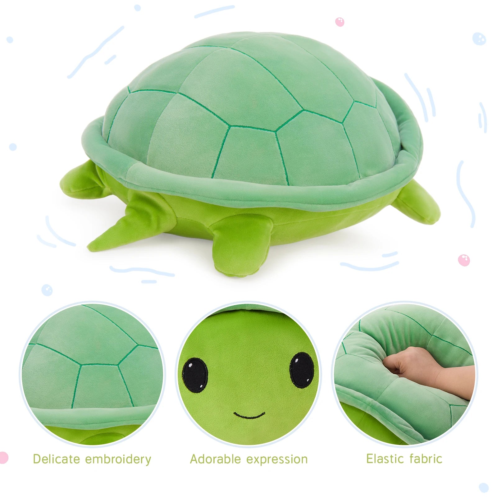 Stuffed Soft Turtle with 3 Baby Turtles